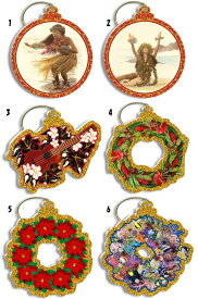 HOLIDAY CHRISTMAS ORNAMENTS ホリデー クリスマス オーナメント HAWAII ハワイアン クリスマス オーナメント 飾り 椰子 亀 アロハ サンタ タートル ウクレレ クリスマスツリー ハワイ雑貨 ハワイアン雑貨【クロネコゆうパケット】