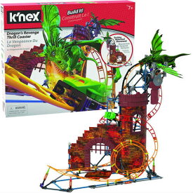 K'NEX Dragon's Revenge Thrill Coaster ケネックス ドラゴンズ リベンジ スリル コースター 582ピース 走る 組立 おもちゃ TOY 立体 3D TOY アメリカ