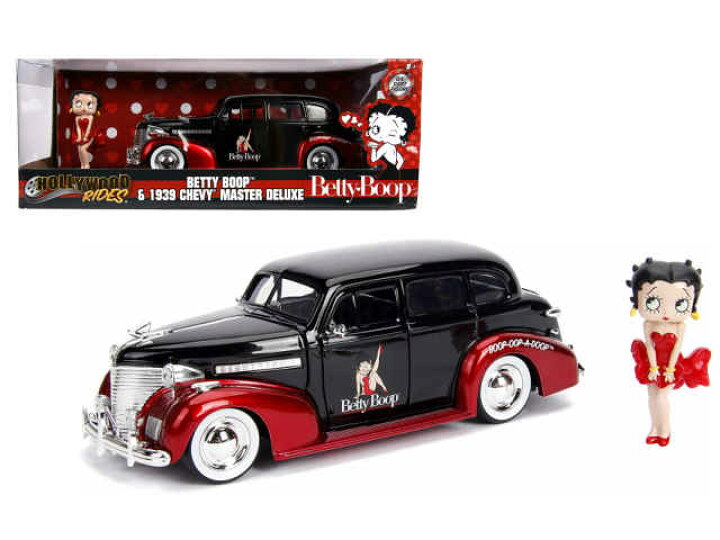 楽天市場】Hollywood Rides 1939 CHEVY MASTER DELUXE BETTY BOOP 1:24 