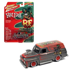 Rat Fink 1955 Ford Panel Delivery 1:64 Scale Die-cast Model ラットフィンク フォード パネル デリバリー ダイキャスト モデル ミニカー アメリカ エドロス USA アメ車 ワゴン Johnny Lightning