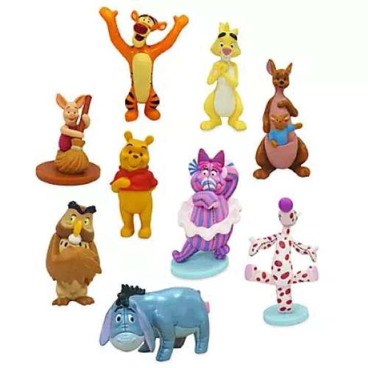 楽天市場 Winnie The Pooh Deluxe Figurine Playset クマのプーさん フィギュア セット プレイセット Disney ディズニー アメリカ ウィニーザプー ピグレット ティガー オウル ラビット カンガ ルー イーヨー Stab Blue Enterprise