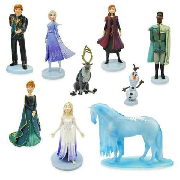 Frozen 2 Deluxe Figure Play Set フローズン デラックス フィギア プレイ セット ディズニー アナと雪の女王2  アナ雪 アナ雪2 フィギア9体セット 人形 アメリカ US Disney アメリカ雑貨 アメリカン雑貨