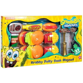 Spongebob Squarepants Krabby Patty Cook Playset スポンジボブ スクエアパンツ クラビー パティー クックプレイセット ハンバーガー屋さん ハンバーガーセット フィギア アメリカ キャラクター ミニフィギア おままごと