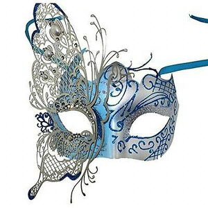 Masquerade Mask Venetian Butterfly Shiny Metal Mardi Gras Mask }XJ[h}XN }XJ[h }XN o^tC u[ ubN AC}XN nEB  RXv p[eB[ ʕ