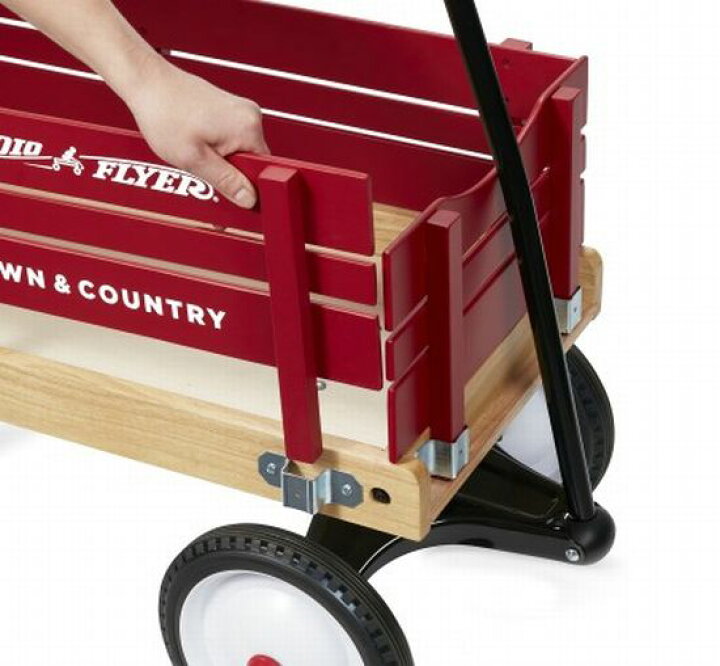 楽天市場】Radio Flyer TOWN & COUNTRY Classic Wood Wagon ラジオ 