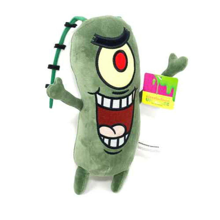 楽天市場 Spongebob Squarepants Plankton Plush スポンジボブ プランクトン ぬいぐるみ 人形 ニコロデオン ユニバース アメリカ おもちゃ Stab Blue Enterprise