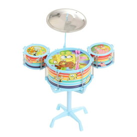 【SALE】【訳あり】Spongebob Drum Set スポンジボブ ドラムセット スクエアパンツ 音楽 TOY おもちゃ 楽器 キャラクター アメリカ プレゼント ギフト 子供用