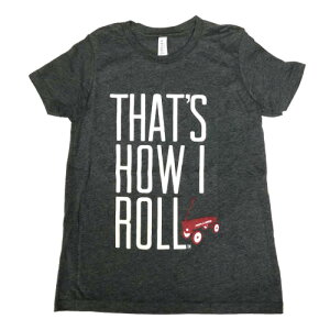 Youth Radio Flyer That's How I Roll T-Shirt Grey ���W�I�t���C���[ ���[�XT�V���c �A�����J �A���� �A�����J�� �L�b�Y �q���p �O���[ �y�N���l�R�䂤�p�P�b�g�z