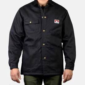 BEN DAVIS Original Snap Front Jacket Black Lサイズ ベンデービス オリジナル スナップ フロント ジャケット ブラック アメリカ 黒 ベンデイヴィス アウター 黒