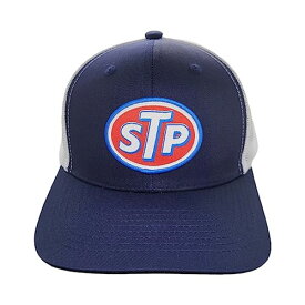 STP Trucker Hat Snapback ロゴ ハット Cap アメリカ アメ車 アメリカン キャップ メッシュキャップ トラッカー 帽子 ハット メッシュハット ストラップバック ネイビー ホワイト