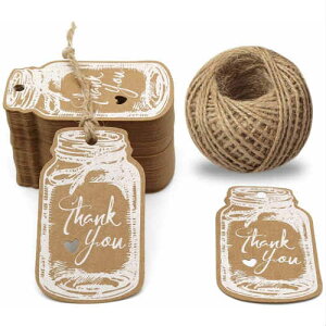 Thank You Tags Mason Jar TL[ ^O C\W[ 100 RZbg Ntgy[p[ bZ[WJ[h lD Mtg j EGfBO  蕨^O ׎D X AJ bs