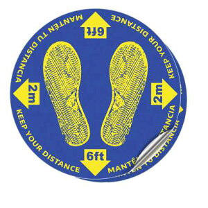 Social Distancing Floor Decals Stickers 2������ �\�[�V�����f�B�X�^���X �t���A�[ �X�e�b�J�[ �V�[�� �x���X�e�b�J�[ ���ӊ��N �X�� �V���b�v �o�[ ���E���W �J�t�F �A�����J �A�����J�� �Ɩ��p �R��