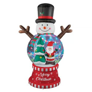 240cm Snowman Globe Christmas Outdoor Inflatable Decoration GA[o[ Xm[} T^ c[ Xm[h[ EB^[ fR[V NX}X T^N[X  3D AJ p[eB[ 
