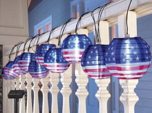 Flag Lantern Solar String Light Set 10 tbO ^ \[[ XgOCg Zbg NX}X C~l[V Cg 傤  d AJ  Ɩp  p[eB[