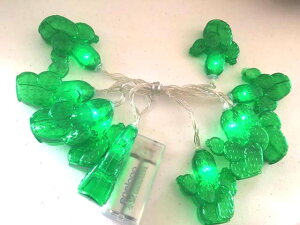 Cactus String Lights LED 10�� �J�N�^�X �X�g�����O�@���C�g �T�{�e�� �K�[�f�������v ���C�g �C���~�l�[�V���� �A�����J �d�� �p�[�e�B�[���C�g �K�[�f�����C�g �K�[�����h���C�g ���L�V�R�G�� ��
