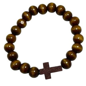 Wood Cross Bracelet ؐ NX uXbg \ ANZT[ LXg uE jp i` r r[Y AM[ΉyNlR䂤pPbgz