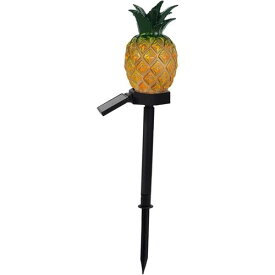 LED Pineapple Solar Stake Lights パイナップル ソーラー ライト ヤード オーナメント 置き型 アメリカ ガーデンライト ガーデニング 庭 フルーツソーラーパワー ソーラー充電