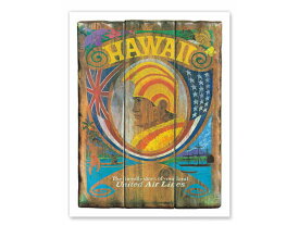 Vintage Worldwide Posters Hawaii2 ビンテージ エアライン 世界の広告 ポスター 復刻版 アメリカ ハワイ ハワイアン レトロ アートプリント