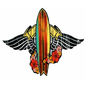 Hawaiian Decal SURF BOARD Sticker nCA nC fJ[ T[t{[h XebJ[ nCrXJX AJ nCG nCAG yNlR䂤pPbgz
