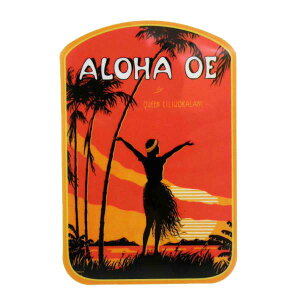 Hawaiian Decal ALOHA OE Sticker nCA fJ[ An XebJ[ nC R t_X tK[ yNlR䂤pPbgz