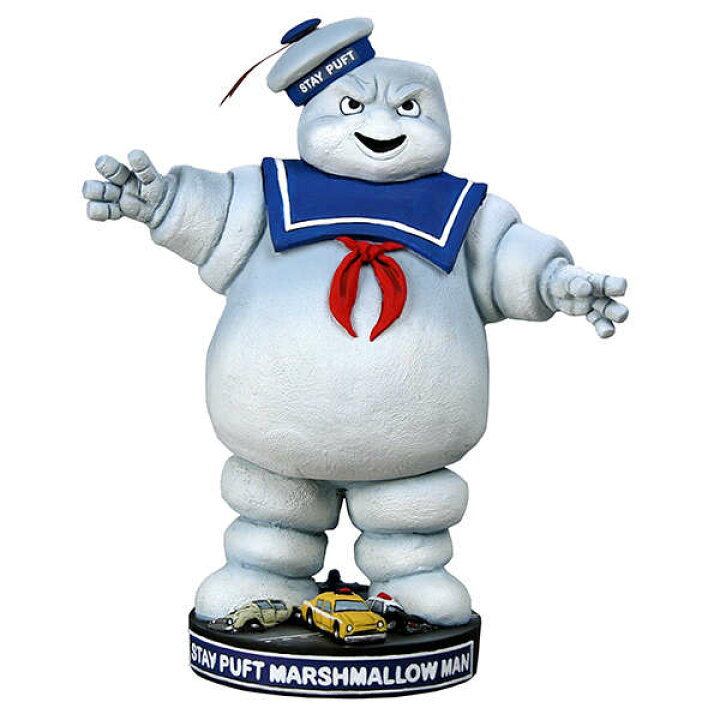 楽天市場 Stay Puft Marshmallow Man From Ghostbusters Figure Head Knockers ゴーストバスターズ マシュマロマン ヘッドノッカー フィギュア アメリカ Usa アメリカ雑貨 フィギア ゴーストバスターズ Stab Blue Enterprise