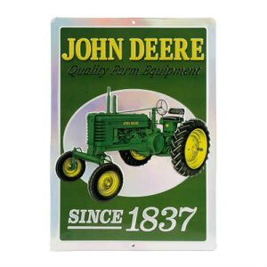 John Deere Tractor Since 1837 Metal Sign WfBA[ gN^[ VX1837 ^ TC uLŔ v[g AJ AJ k^@ K[W AJG AJG