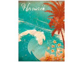 Hawaiian Wave Magnet ハワイアン ウェーブ マグネット アロハ ハワイ ロコ ヤシ 波 海 磁石 ディスプレイ 飾り インテリア 【ネコポス】