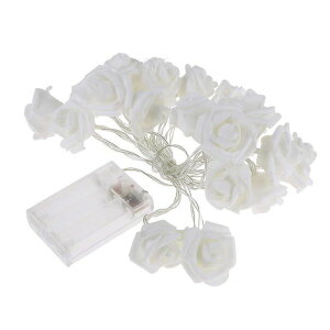 Rose Flower String Fairy Lights 2.2m 20LED C~l[V Cg d I[vJtF@Ɩp K[f  p[eB[  XgOCg K[fCg EGfBO `[t KN o