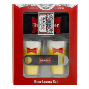 BUDWEISER GIFT BOXED BEER LOVERS SET ohCU[ Mtg{bNX Zbg ^u[OX2 gv ^I r[ ACX AJ p[eB[ KX }OJbv rA[}O 𔲂 ^I J