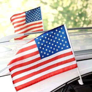 Car Flag America 2{Zbg tbO J[tbO AJO  USA ԗp A Cxg J[V[  