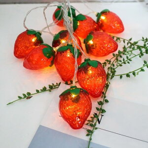 Strawberry String Lights LED 10 Xgx[ XgOCg C~l[V Cg d Ɩp K[f K[fjO  p[eB 䕎 䕔_  AJ K[fCg `[t 