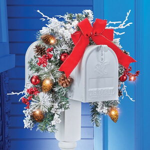 Solar Holiday Mailbox Swag LED \[[ zf[ [{bNX XbO NX}X fR[V Cg |Xg |XgJ`[V X d AJ X֎ ڂ 