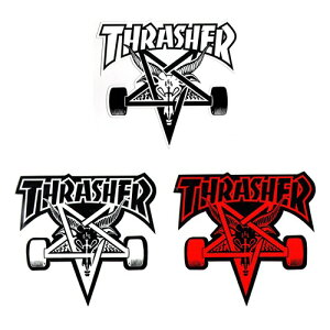 THRASHER STICKER XbV[ XebJ[ AJ AJ V[ }KW MAG Magazine SKATEBOARD XP[g{[h XP{[ S bh zCg ubN AJG AJG yN