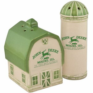 John Deere Barn & Silo Salt and Pepper Shaker Set �W�����f�B�A�[ �\���g���y�b�p�[�V�F�C�J�[�Z�b�g �g���N�^�[ �k�^�@ �A���� �A�����J �A�����J�� ���� �� �R�V���E �Ӟ� �J���g���[ �A�����J�G�� �A