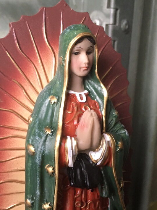 楽天市場】9”Our Lady Of Guadalupe マリア像 メキシコ雑貨 MEXICAN 
