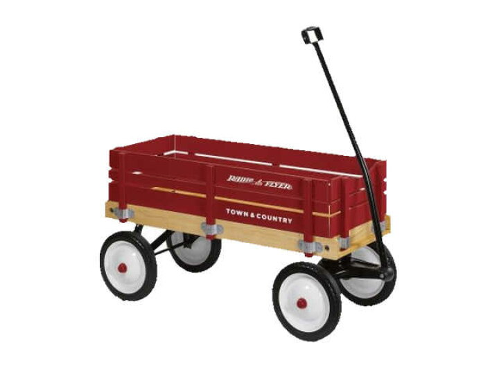 楽天市場】Radio Flyer TOWN & COUNTRY Classic Wood Wagon ラジオ 