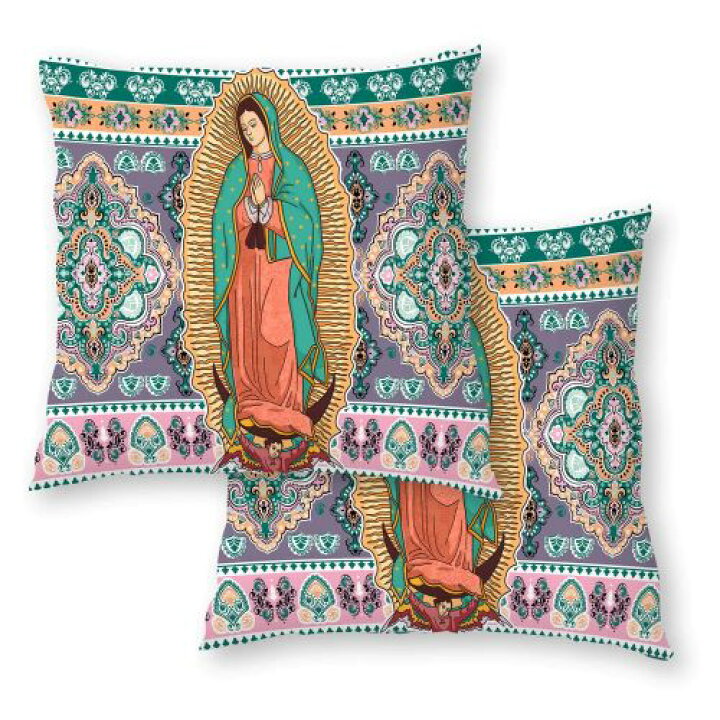 楽天市場】Our Lady Of Guadalupe Cushion Cover 1枚 グアダルーペ 