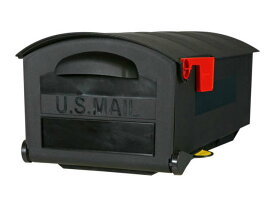 Gibraltar Black Large Plastic Mailbox POST アメリカ USA ポスト US 郵便受け メールボックス アメリカン プラスチック ブラック 黒