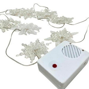 Musical Snow Flake String Light �~���[�W�J�� �X�m�[ �t���[�N �X�g�����O���C�g �C���~�l�[�V���� ���C�g �~���[�W�b�N ���y �d�� �I�[�v���J�t�F �Ɩ��p �p�[�e�B �X�g�����O���C�g ���`�[�t �A��