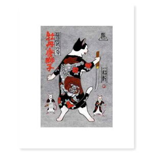 MONMON CATS Karajishi Print Lbg G A[gpl |X^[ Ǌ| G L h CY~ tattoo ^gD[ ˂ lR q AJ JtHjA AJG AJG