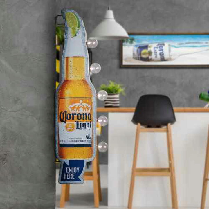 楽天市場】Officially Licensed Corona Light Vintage LED Marquee 