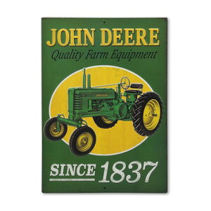 John Deere Tractor Since 1837 Metal Sign WfBA[ gN^[ 1837N ^ TC uLŔ v[g AJ AJ k^@ K[W AJG AJG