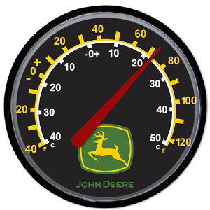 John Deere Trademark Logo Thermometer WfBA[ g[h}[N S T[[^[ xv A AJ ubN X gN^[ _ _ AJG AJG