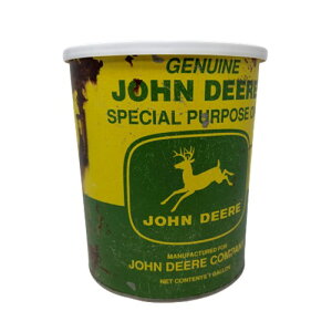 John Deere Oil Tin with Lid WfBA[ IC Wt [ X`[ Tr vg re[W AJ AJ k^@ K[W AJG AJG