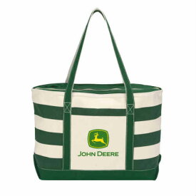 John Deere Stripe Bag ジョンディアー ストライプ トートバッグ バッグ キャンバス生地 アメリカ トラクター ミニカー アメリカン ボーダー 耕運機 アメリカン エコバッグ 買い物袋