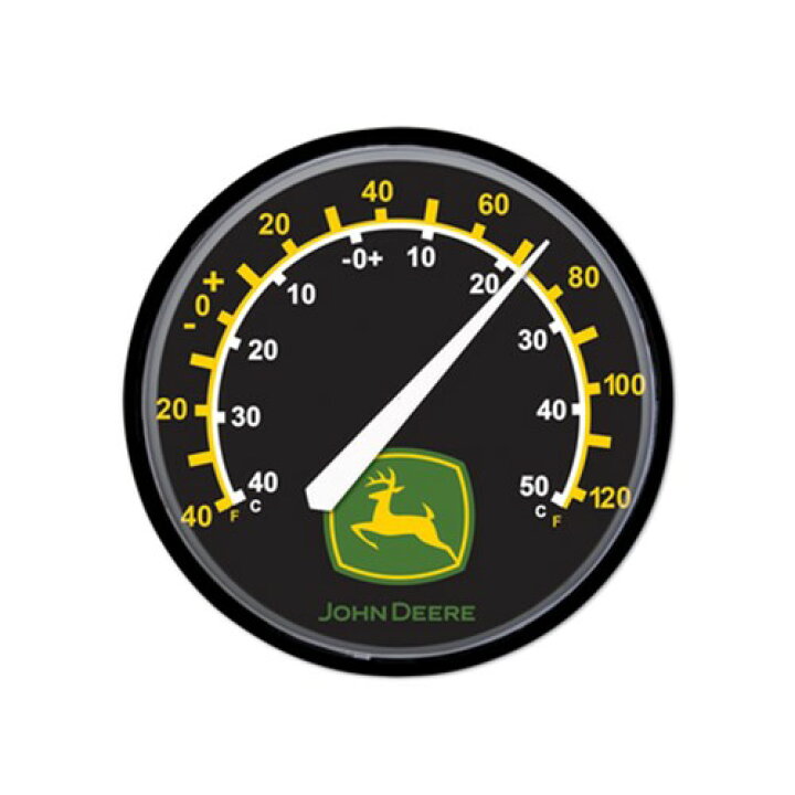 楽天市場 John Deere Trademark Logo Thermometer ジョンディアー トレードマーク ロゴ サーモメーター 温度計 アメ 車 アメリカン ブラック 店舗 トラクター 農家 農業 Stab Blue Enterprise