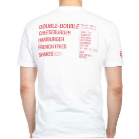 IN-N-OUT-BURGER MENU TEE インアウトバーガー メニュー Tシャツ アメリカ アメリカン ハンバーガー屋 CA カリフォルニア インナウトバーガー クラシック ホワイト 白