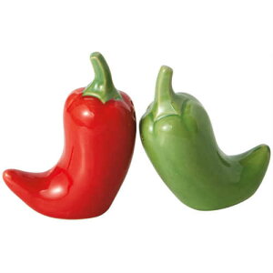 Ceramic Chili Peppers Salt & Pepper Shakers 2Zbg Z~bN ` ybp[ \g ybp[ VFCJ[   Ӟ VFCJ[  RVE P[X AJ Lb` Ɩp AJ h
