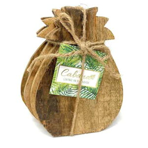 Wooden Pineapple Coasters 4SET ؐ pCibv R[X^[ tK[ Hula nC hawaii Ebh nCA An o[ Bar r[ AJ USA pu ][g r[`X^C USA X 썑 Mt