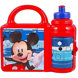 Mickey Mouse Combo Lunch Box ミッキーマウス コンボ ランチ ボックス ミッキー 容器 弁当箱 ランチボックス ランチ ボックス アウトドア BBQ アメリカ ピクニック お弁当 遠足 BOX 水筒 ディズニー Disney